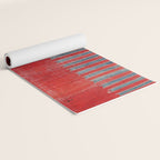 Yürük  Antique Manisa West Anatolian Kilim Print Yoga Mat Gallery Image 2