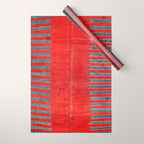 Yürük  Antique Manisa West Anatolian Kilim Print Wrapping Paper Gallery Image 1