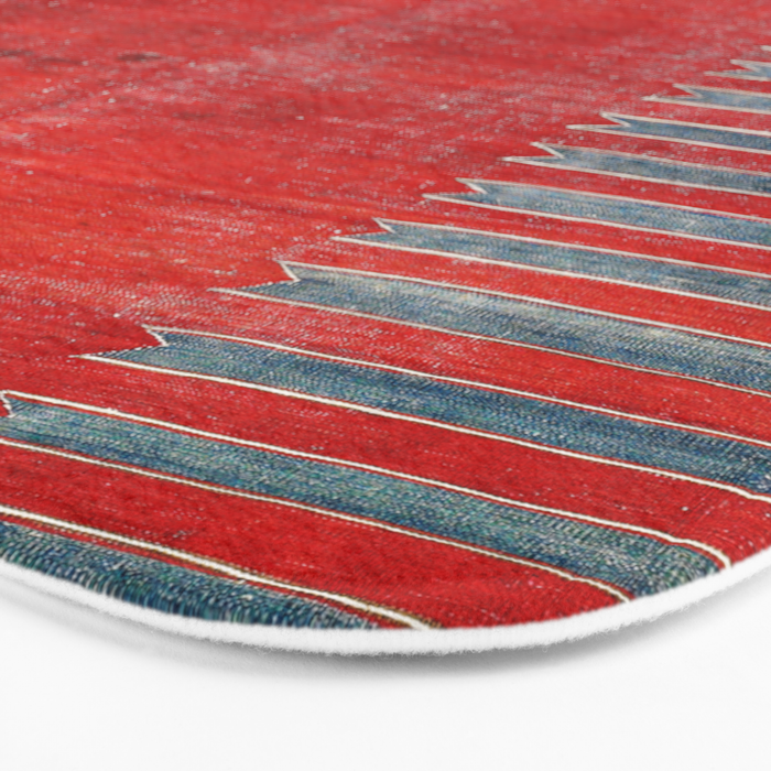 Yürük  Antique Manisa West Anatolian Kilim Print Bath Mat Gallery Image 3