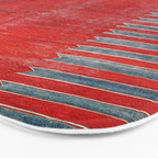 Yürük  Antique Manisa West Anatolian Kilim Print Bath Mat Gallery Image 3