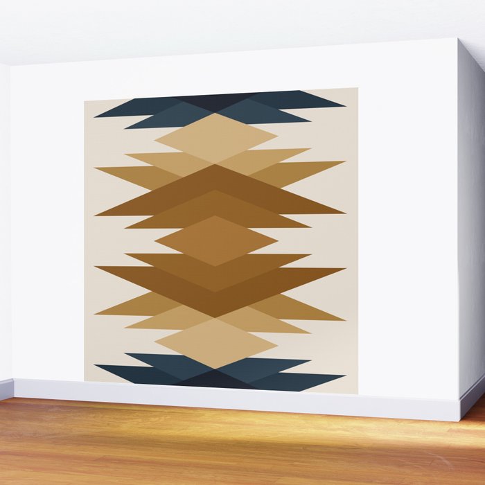 Bold Geometric Triangles V Wall Mural Gallery Image 2