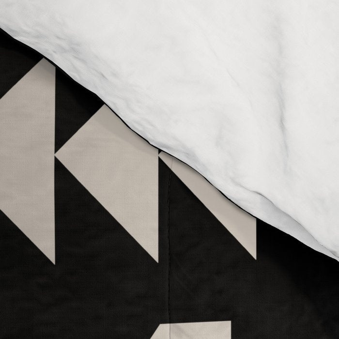 Southwestern Eagle and Arrow Pattern 121 Black and Linen White Comforter Gallery Image 4