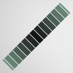 Gradient Arch IV Earthy Green Mid Century Modern Rainbow Table Runner Gallery Image 3