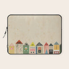 Eclectic Beach Huts Laptop Sleeve Gallery Image 1