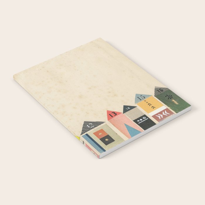 Eclectic Beach Huts Notebook Gallery Image 2