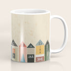 Eclectic Beach Huts Coffee Mug Gallery Image 1