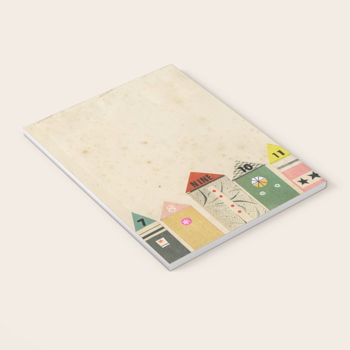 Eclectic Beach Huts Notebook Gallery Image 3