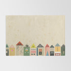 Eclectic Beach Huts Rug Gallery Image 2