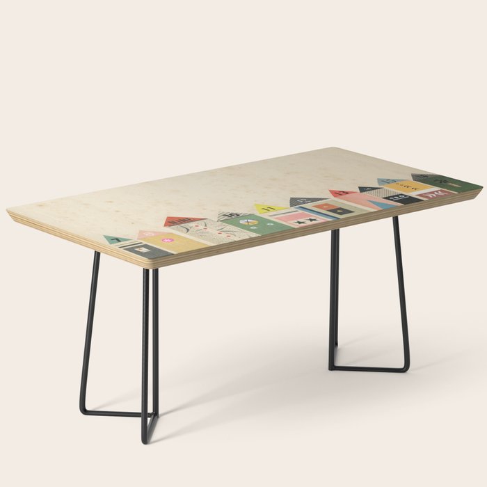 Eclectic Beach Huts Coffee Table Gallery Image 1