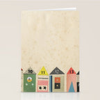 Eclectic Beach Huts Stationery Card Gallery Image 2