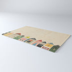 Eclectic Beach Huts Rug Gallery Image 3