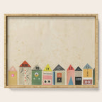 Eclectic Beach Huts Serving Tray Gallery Image 1