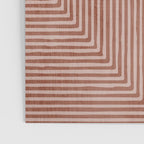 Terracotta Lines Geometric Abstract Minimalist Artwork Poster Gallery Image 3