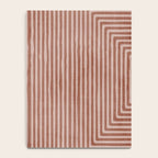Terracotta Lines Geometric Abstract Minimalist Artwork Notebook Gallery Image 4