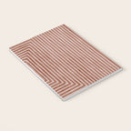 Terracotta Lines Geometric Abstract Minimalist Artwork Notebook Gallery Image 3