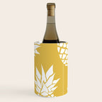 Tropical, Pineapples, Navy Blue ad White Wine Chiller Gallery Image 1