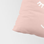 Wink (Pink) Pillow Sham Gallery Image 4