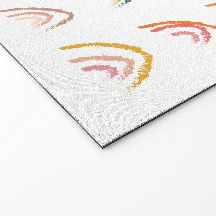 Pastel Rainbows Welcome Mat Gallery Image 2