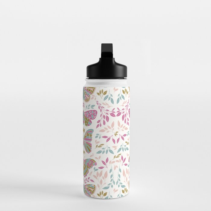 Vintage Butterflies  Water Bottle Gallery Image 3