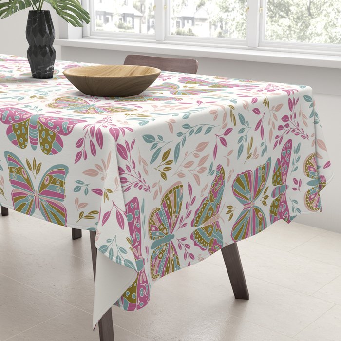 Vintage Butterflies  Tablecloth Gallery Image 3
