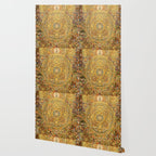Buddhist Gold Avalokiteshvara Mandala Thangka Wallpaper Gallery Image 2