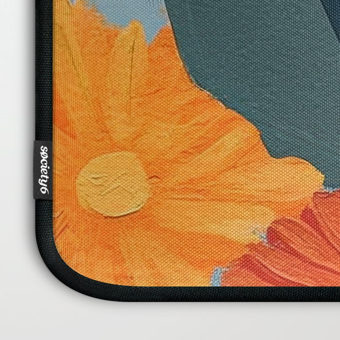 Dahlia Flower Painting Laptop Sleeve Gallery Image 3