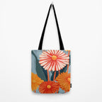 Dahlia Flower Painting Tote Bag Gallery Image 2