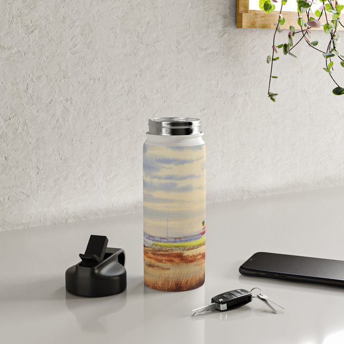 Harbor Town Golf Course 18th Hole South Carolina Water Bottle Gallery Image 4