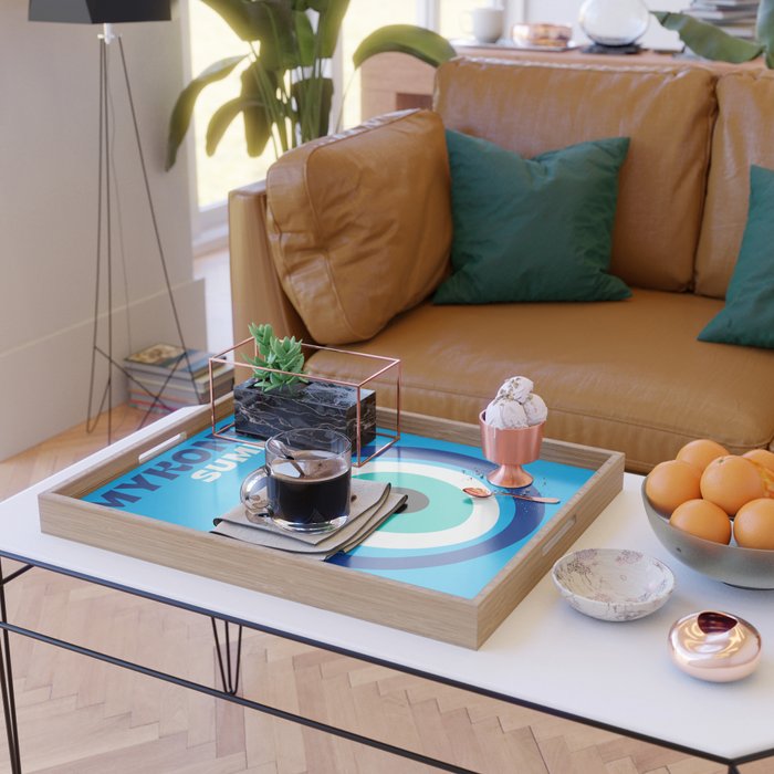 Mykonos: Vintage Travel Colour Series 03 Serving Tray Gallery Image 2