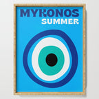 Mykonos: Vintage Travel Colour Series 03 Serving Tray Gallery Image 1