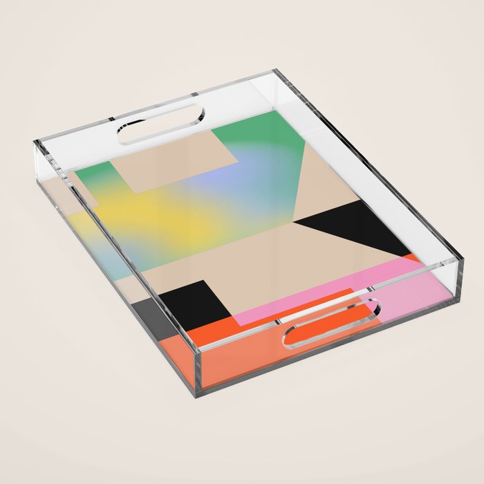 Modern Abstraction 5 Acrylic Tray Gallery Image 1