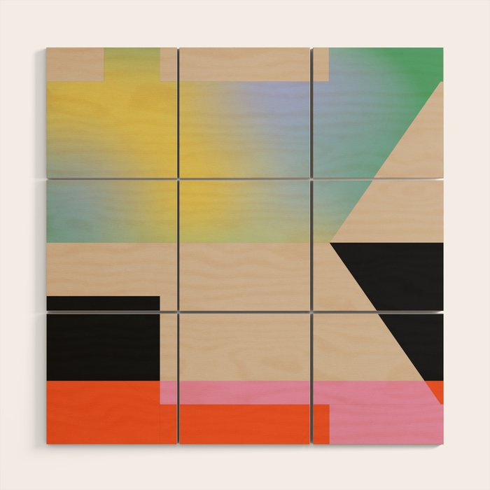 Modern Abstraction 5 Wood Wall Art Gallery Image 1