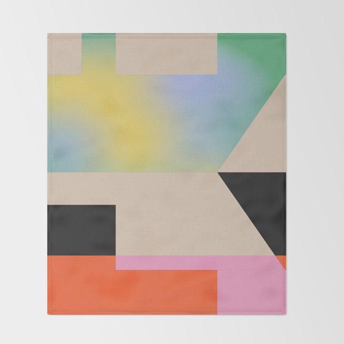 Modern Abstraction 5 Throw Blanket Gallery Image 2