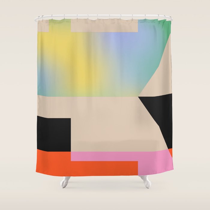 Modern Abstraction 5 Shower Curtain Gallery Image 1