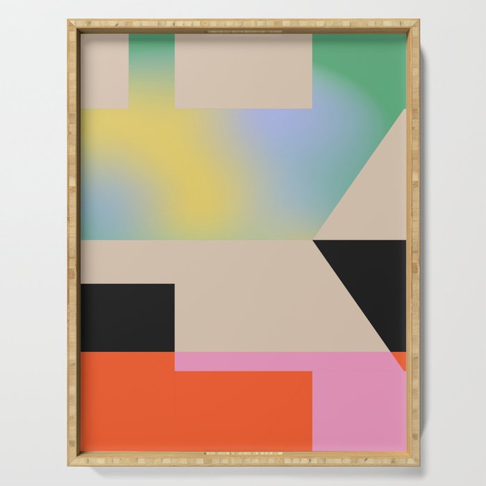 Modern Abstraction 5 Serving Tray Gallery Image 1