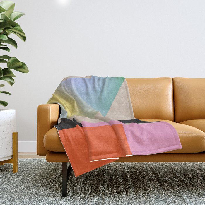 Modern Abstraction 5 Throw Blanket Gallery Image 1