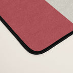 Duo I - Red and Cream Stripes Desk Mat Gallery Image 4