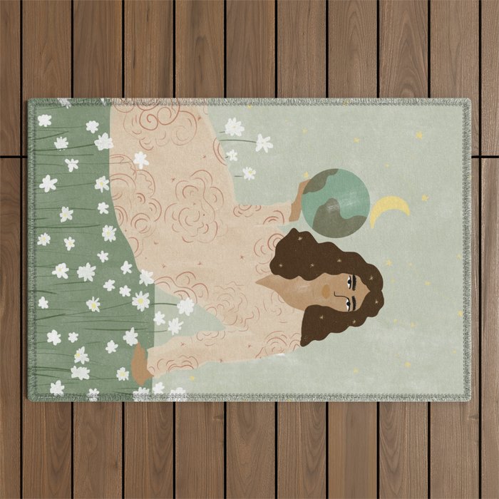 God is a Woman Outdoor Rug Gallery Image 1