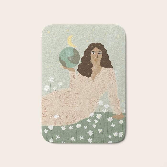 God is a Woman Bath Mat Gallery Image 1