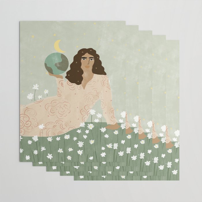God is a Woman Wrapping Paper Gallery Image 3