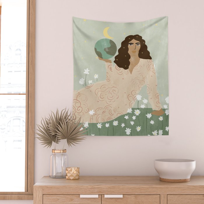 God is a Woman Wall Tapestry Gallery Image 2