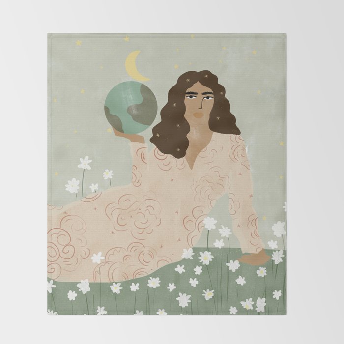 God is a Woman Throw Blanket Gallery Image 2