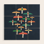 Vintage seagull Wood Wall Art Gallery Image 1