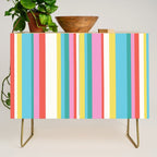 Classic Stripes II - 60s Candy Rainbow Credenza Gallery Image 1