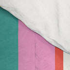 Classic Stripes II - 60s Candy Rainbow Comforter Gallery Image 4