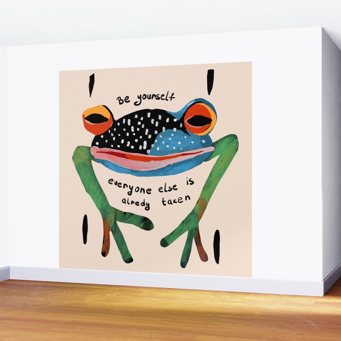 Be Yourself Wall Mural Gallery Image 2