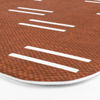 double dash - burnt orange Bath Mat Gallery Image 3