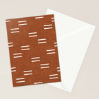 double dash - burnt orange Stationery Card Gallery Image 2