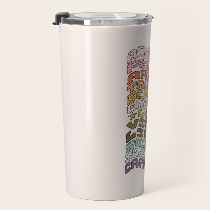 Zodiac Sign List Travel Mug Gallery Image 3