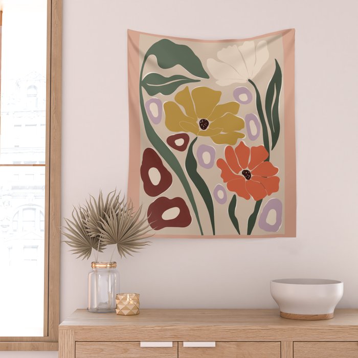 flower market london  Wall Tapestry Gallery Image 2